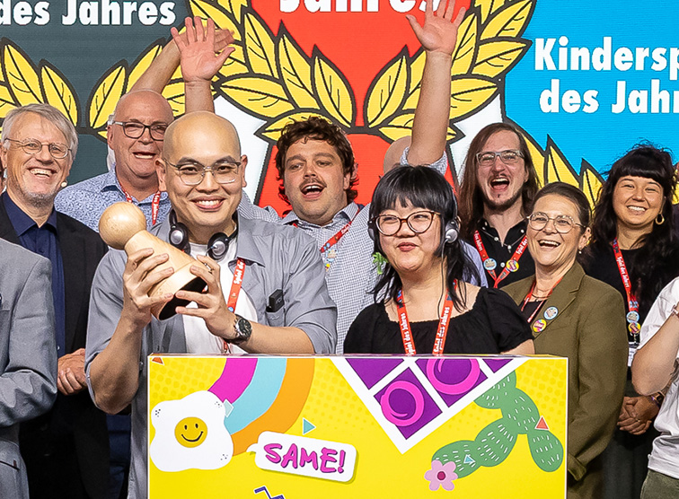 Martin Ang und das Team von Game Factory